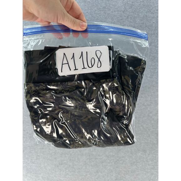 Athleta Women's sz 4 Trekkie North Printed Joggers Mid Rise Olive Green Floral - Picture 11 of 11